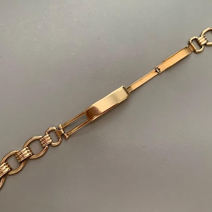 Gemex 1930s 12 karat Gold Filled MENS WATCH BAND, Vintage Pre Owned, Bulova Westfield, the Perfect Accessory, Click Item Details