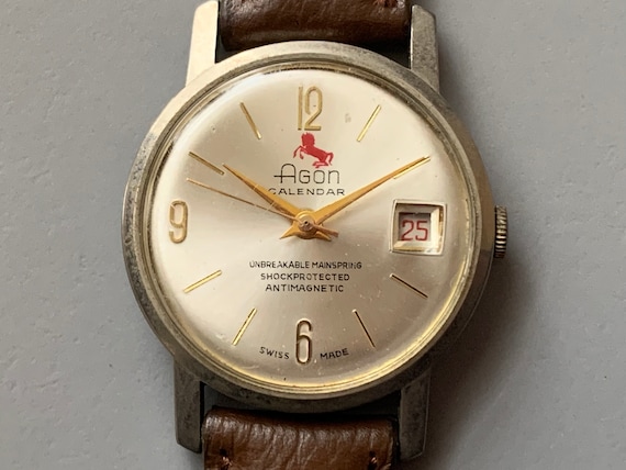 Agon Watch, Mens Watch, Swiss Watch, Red Stallion  display picture 1