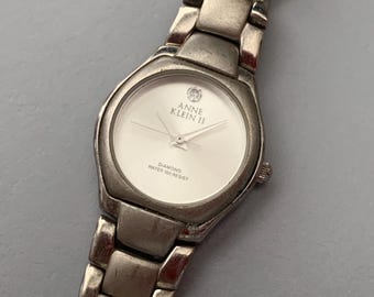 Anne Klein Diamond Women\'s Genuine Diamond Silver Tone Analog Wrist‎ Watch READ Anne Klein Diamond Collection Analog Silver Bracelet Watch  main image 3