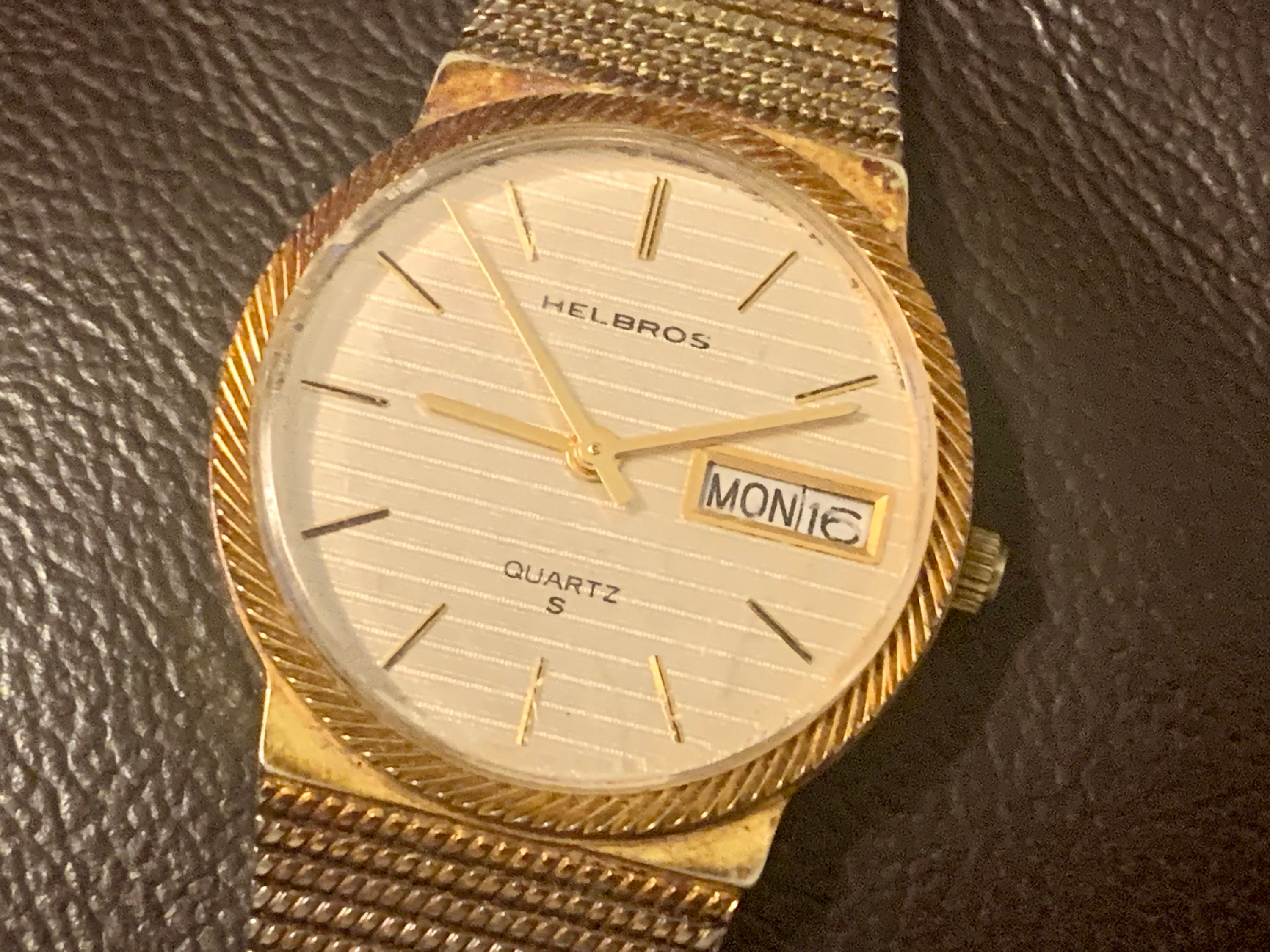 Helbros quartz mens watch best sale