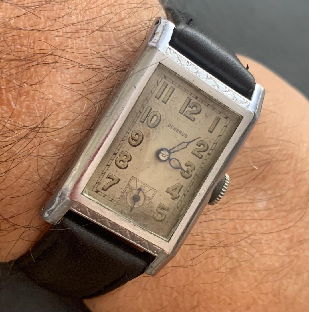 Mens DENBROS SWISS WATCH Art Deco: 1920s Rolled Gold | Click & Read ...