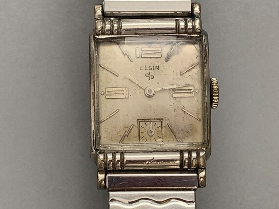 MENS ELGIN Vintage Art Deco Watch 10K Rolled Gold Sub Second Hand 17 Jewels Wind Up Working Ships Free Click Item Details To Read More Etsy