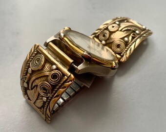 Albert Yazzie Navajo Vintage Sterling Silver & Gold Filled