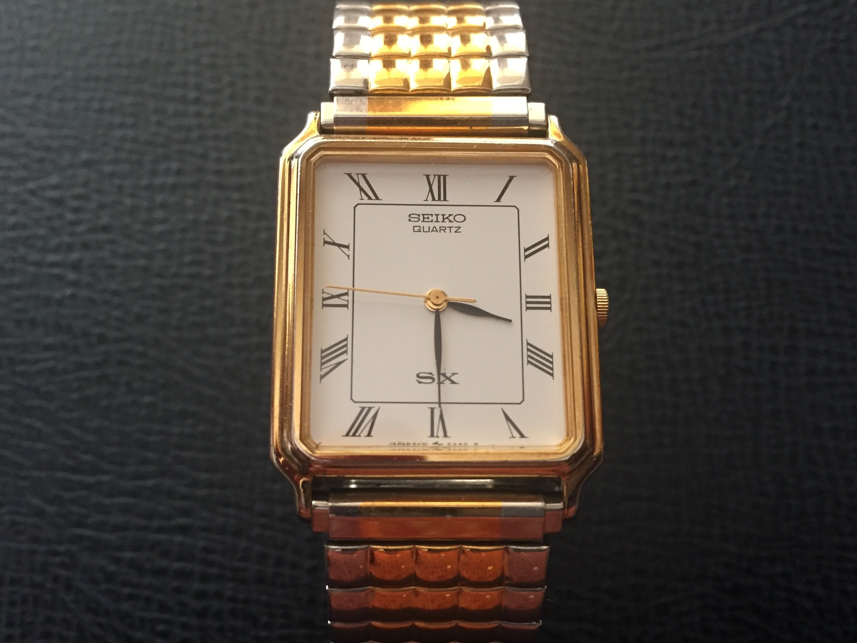 seiko men's rectangular watches