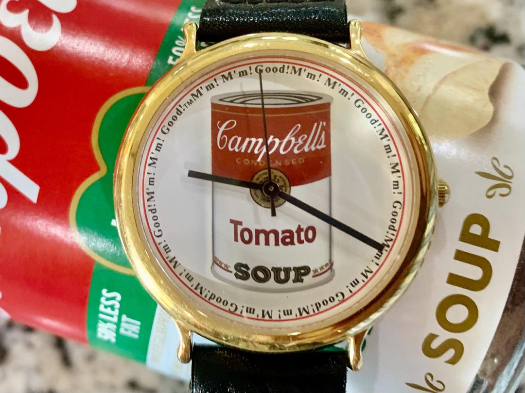 Campbell's Soup キャンベルスープ 腕時計 MENS CAMPBELL'S SOUP Vintage Watch Limited Edition Andy Warhol Pop