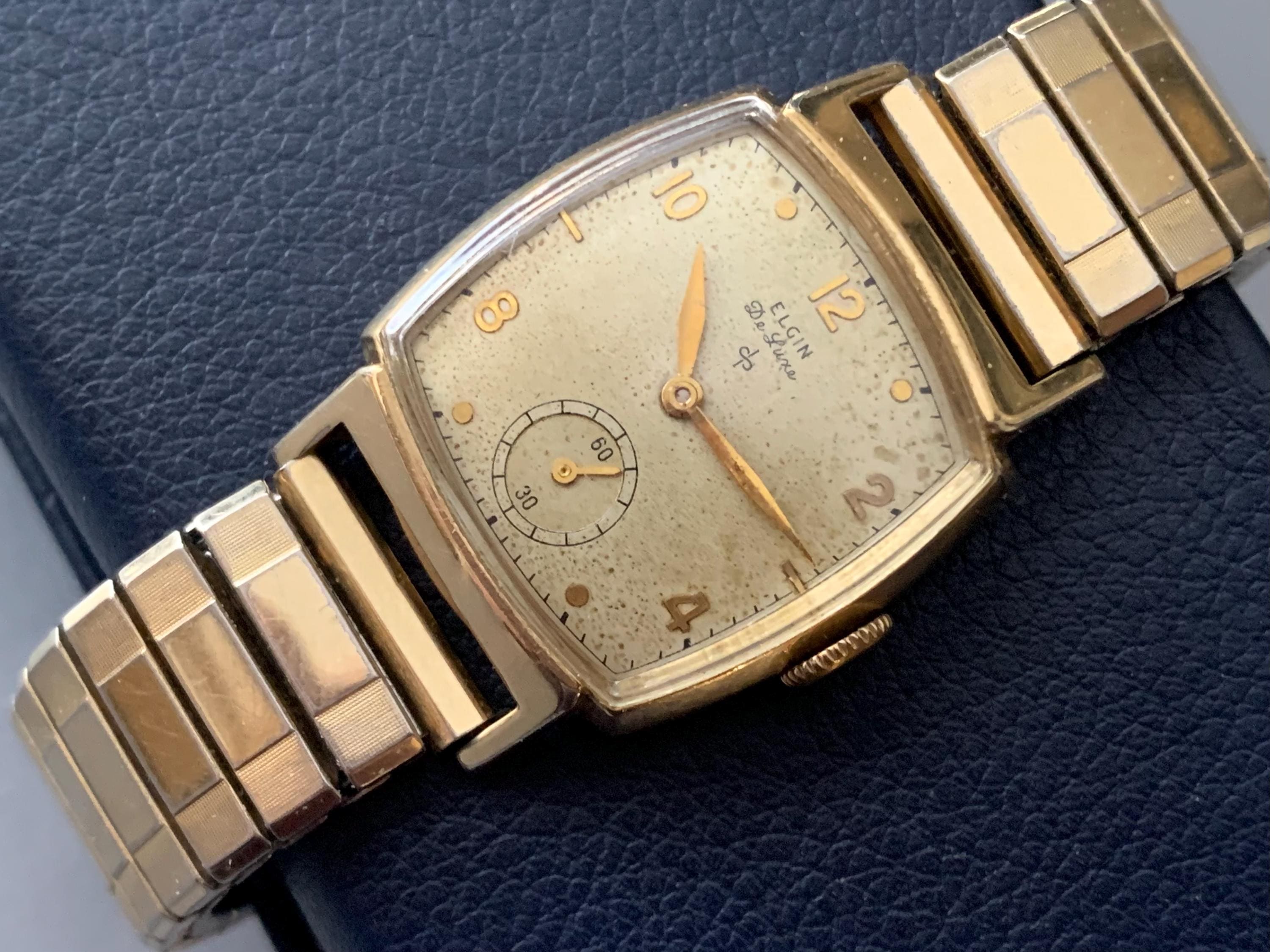 MENS ELGIN DELUXE Vintage Watch: 10k Gold Filled 17 Jewels | Click
