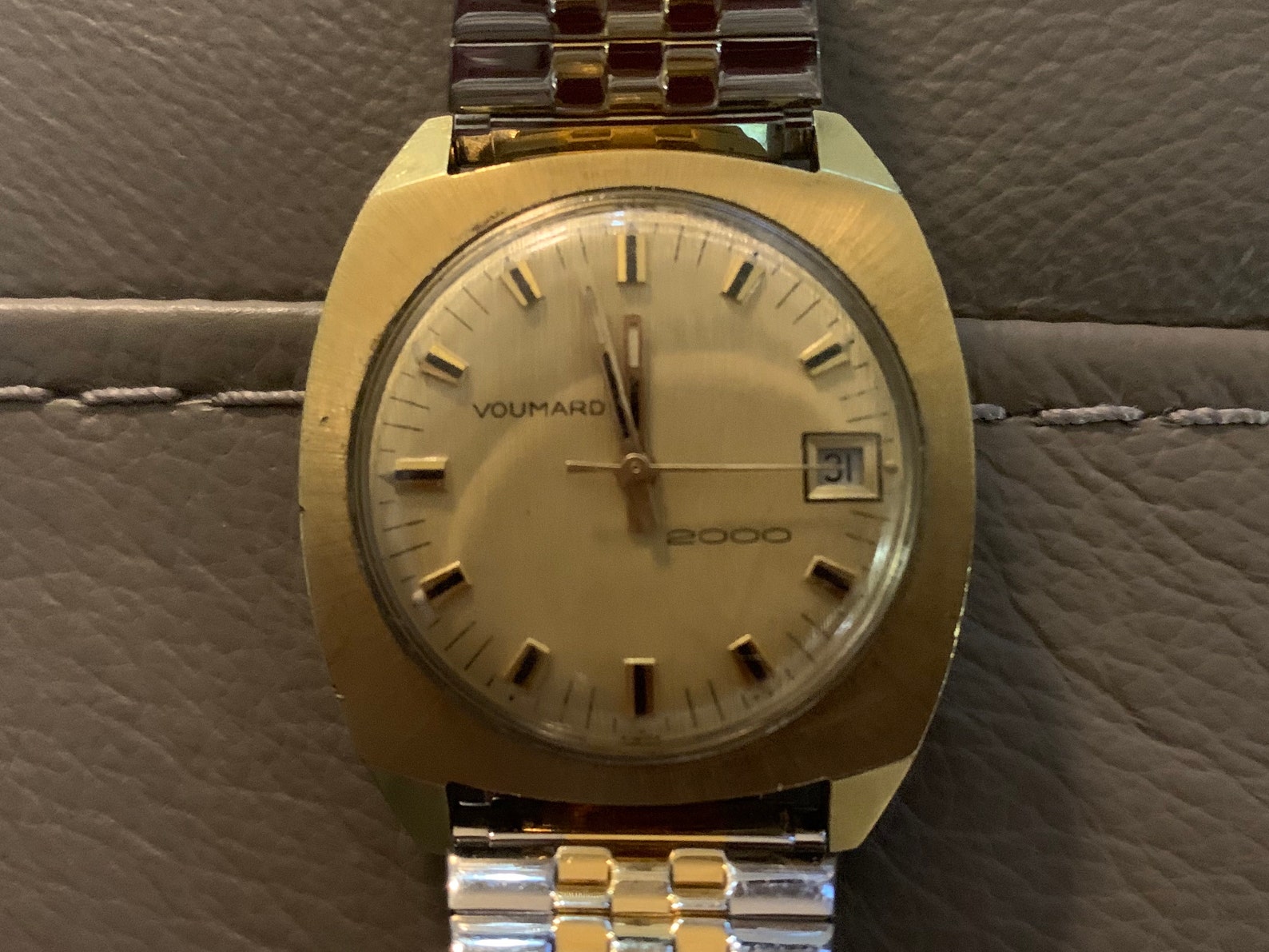 VOUMARD 2000 BACKWIND Gold Plate Swiss Watch Fine Vintage | Etsy