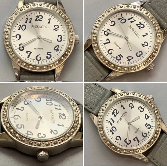 Buy WOMENS PASSAGES VINTAGE Watch Marqusite Type Bezel Sweep Second Hand Quartz Battery ships Free Click Item Details or Read More Below Online in India Etsy