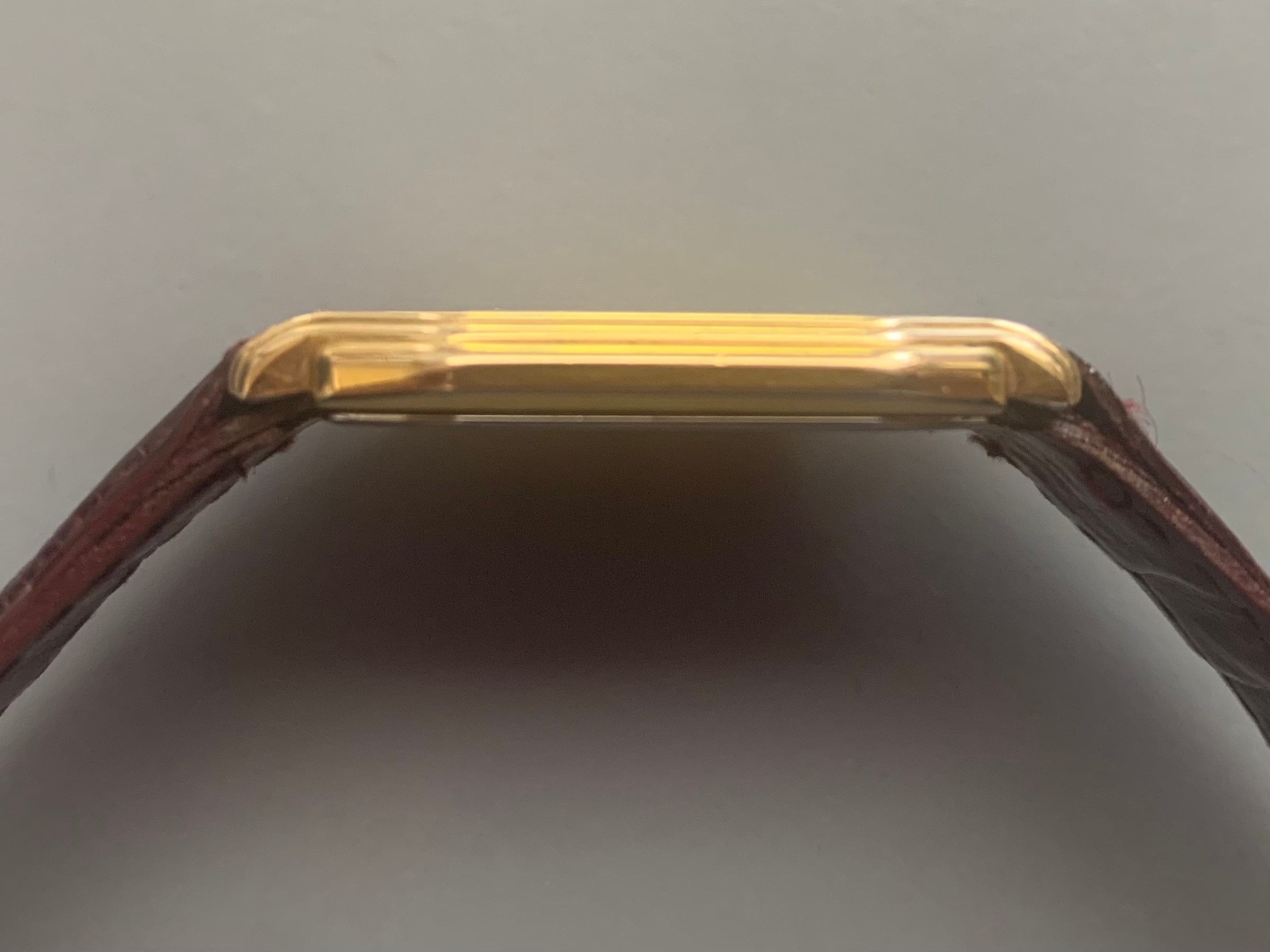 Vintage Delma Les Supremes Gents Watch: 18K Gold Plate Swiss Click