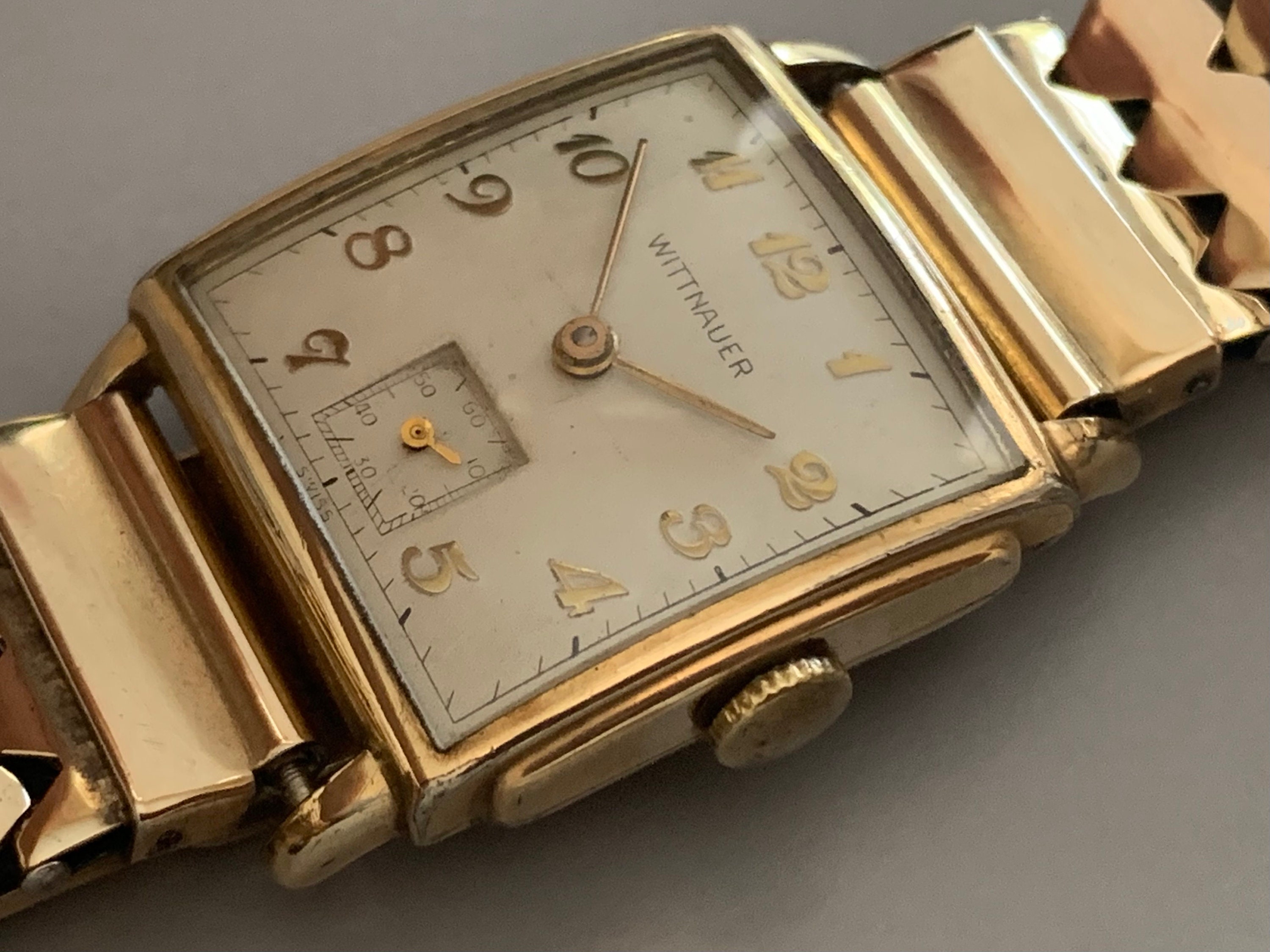 WITTNAUER Watch Mens Watch Rectangular 