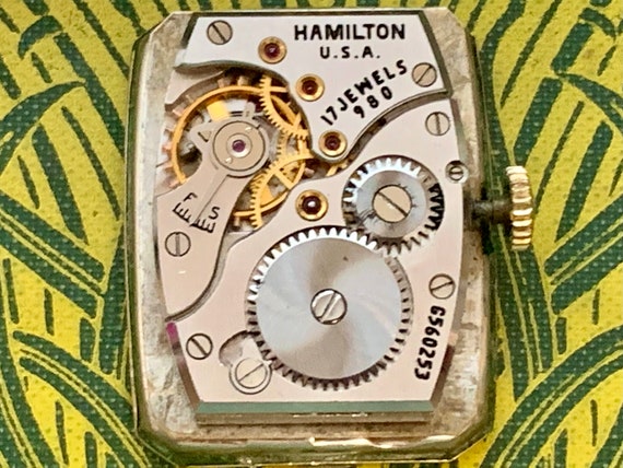 Masterful Hamilton Watch Myron 10K Gold Filled ME… - image 9