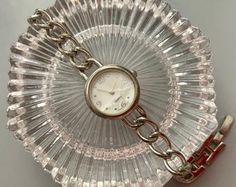 Vintage Wenger Swiss Military Ladies Two-tone Mother of  display picture 3