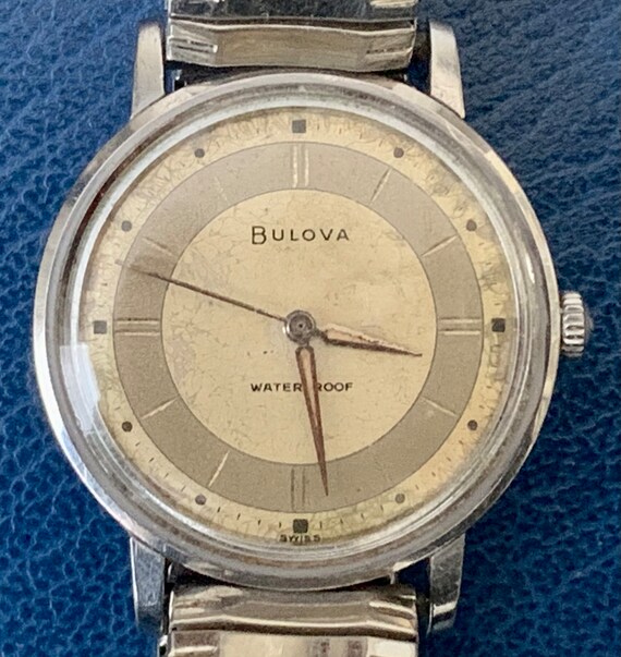 Bulova 17 jewels mens deals watch