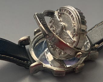 AIRPLANE BOEING WATCH Rotating Plane Animated Jet Second Hand