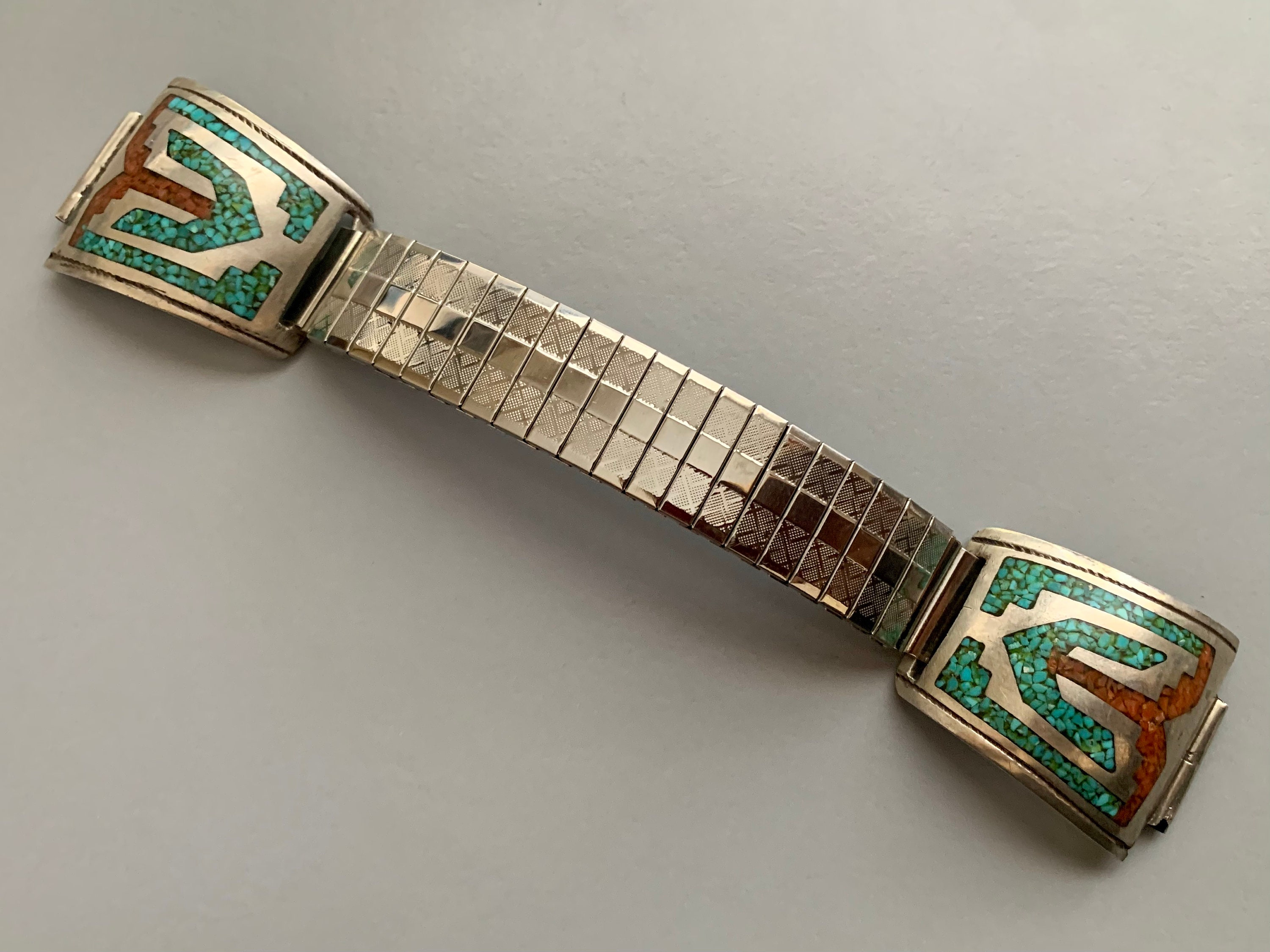 Very Important!! Stamp Work Genius Matt Charley Sterling Silver Native American Navajo Bracelet Very Important!! Stamp Work Genius Matt Charley Sterling Silver Native American Navajo Bracelet