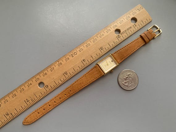 Axcess Rectangular Womens Golden Rectangular Vint… - image 12