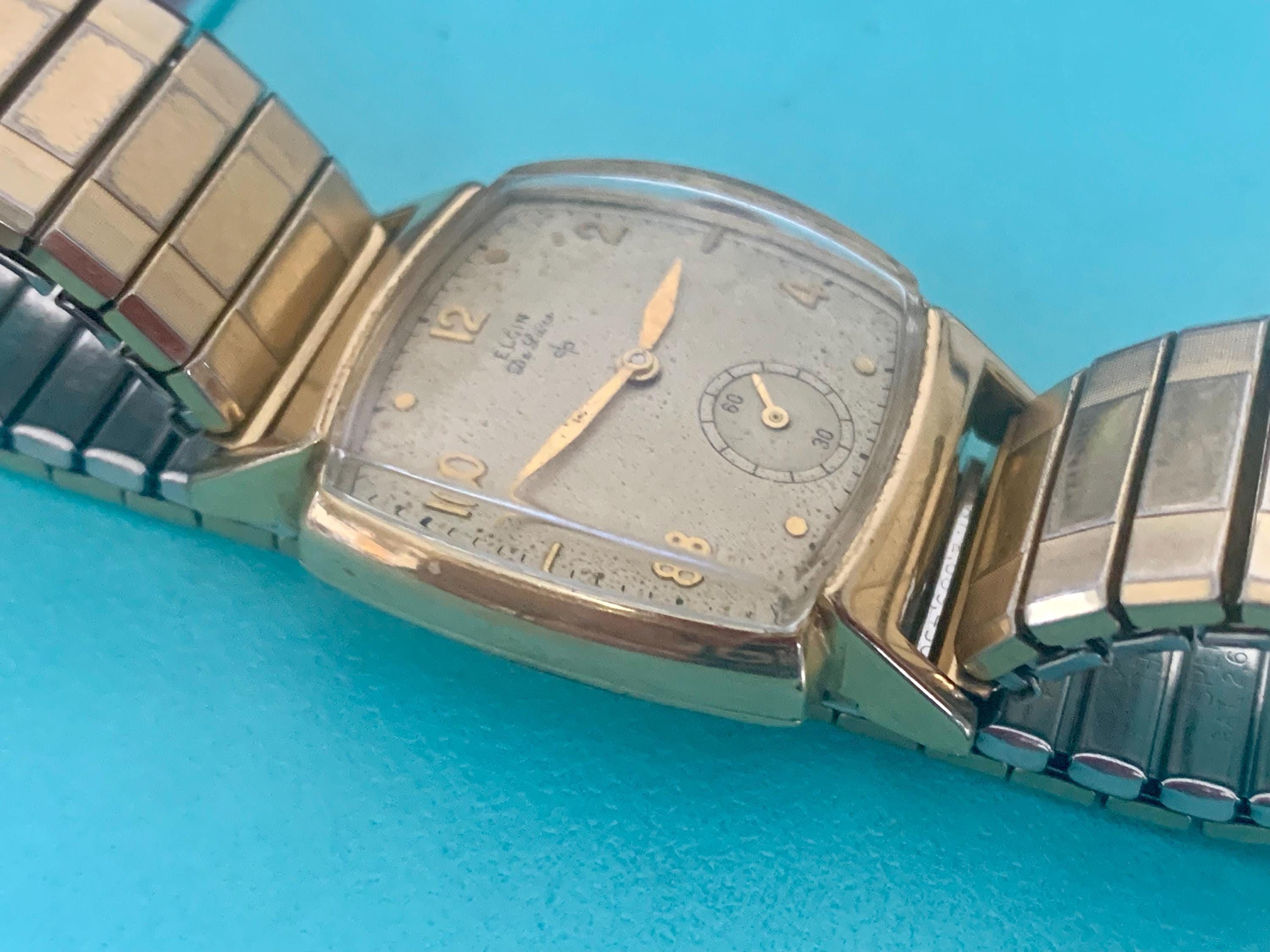 MENS ELGIN DELUXE Vintage Watch: 10k Gold Filled 17 Jewels | Click