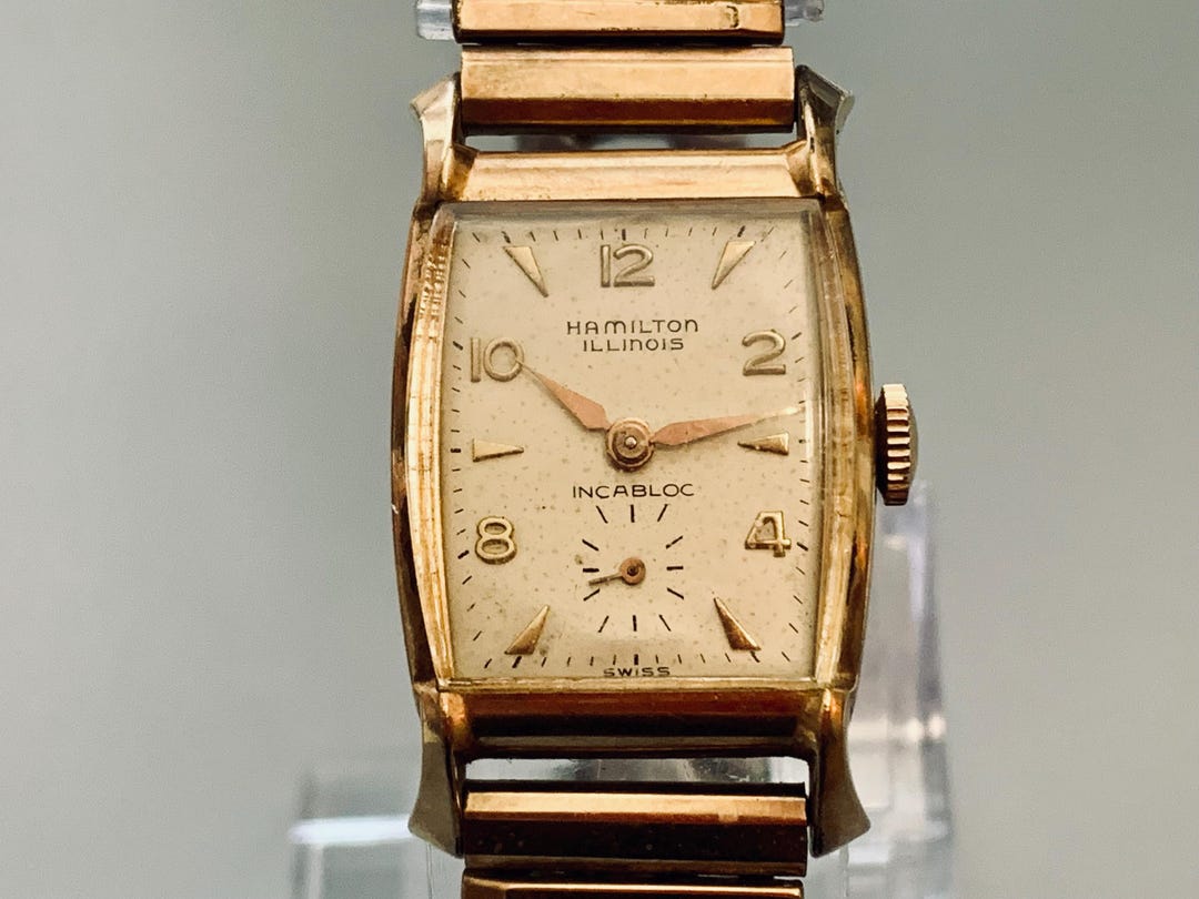 Mens Hamilton Illinois 'debonair' Watch 10K Rolled Gold | View