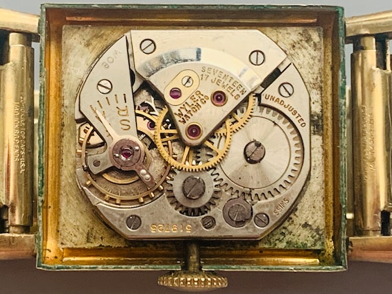 Vintage Wyler Mens Swiss Watch: 10K Gold Filled Art Deco  display picture 1