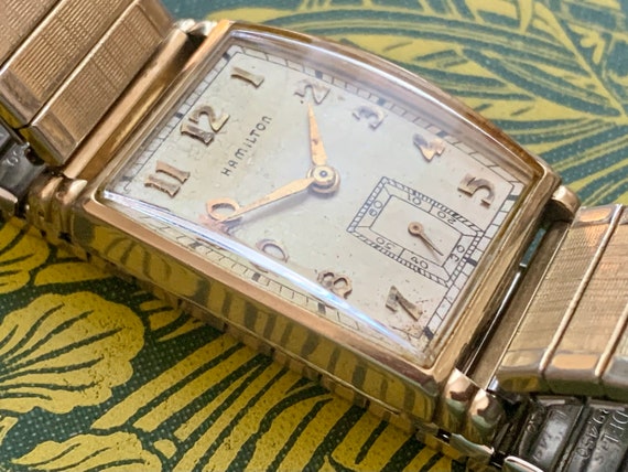 Masterful Hamilton Watch Myron 10K Gold Filled ME… - image 5