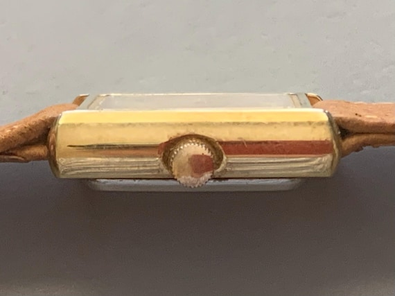 Axcess Rectangular Womens Golden Rectangular Vint… - image 19