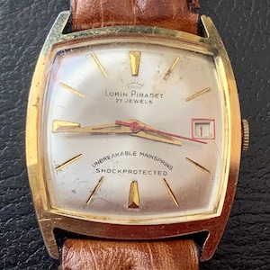 vintage an・an no.21 MENS ART DECO Vintage Watch Lorin Piradet 21 Jewels, 1960s | Click