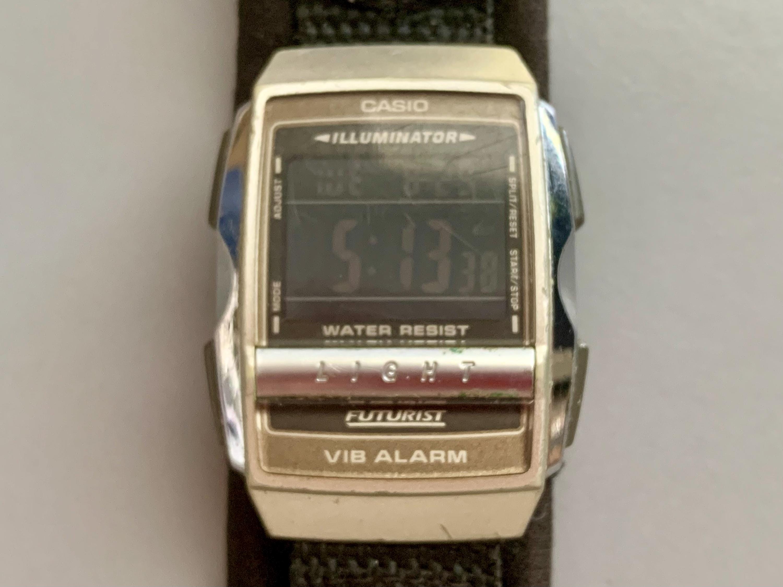 cacio 00s digital watch Futurist y2k Which Watch Today: Casio Futurist LA-2001