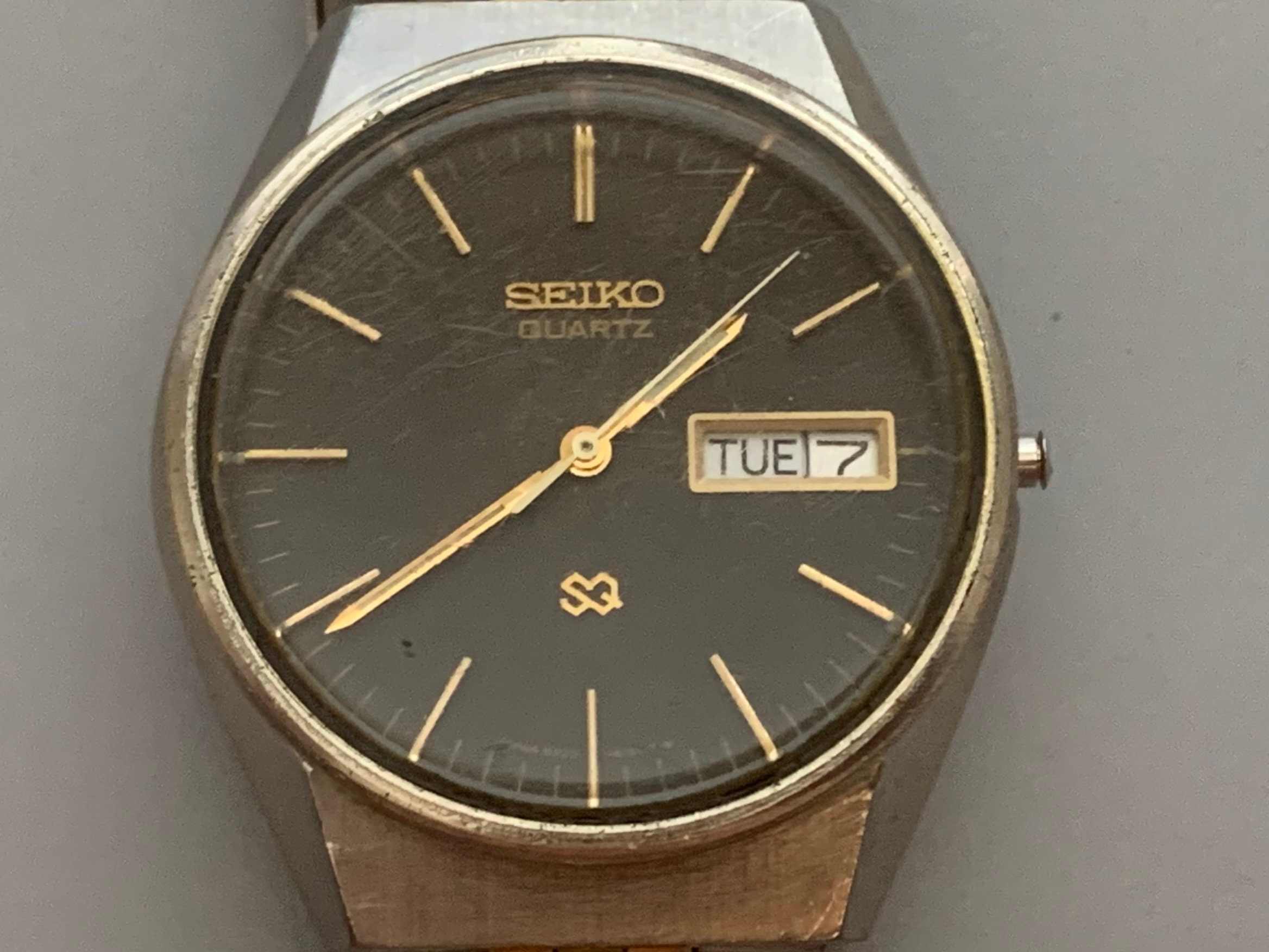 Seiko Sq Gold - Etsy