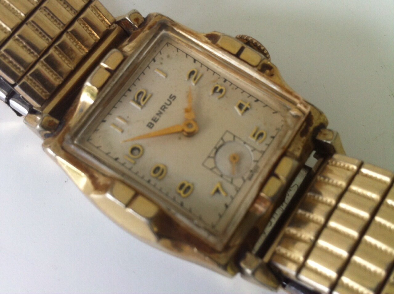 Stunning Benrus Men's Watch 10K Gold Filled 17 Jewels Etsy