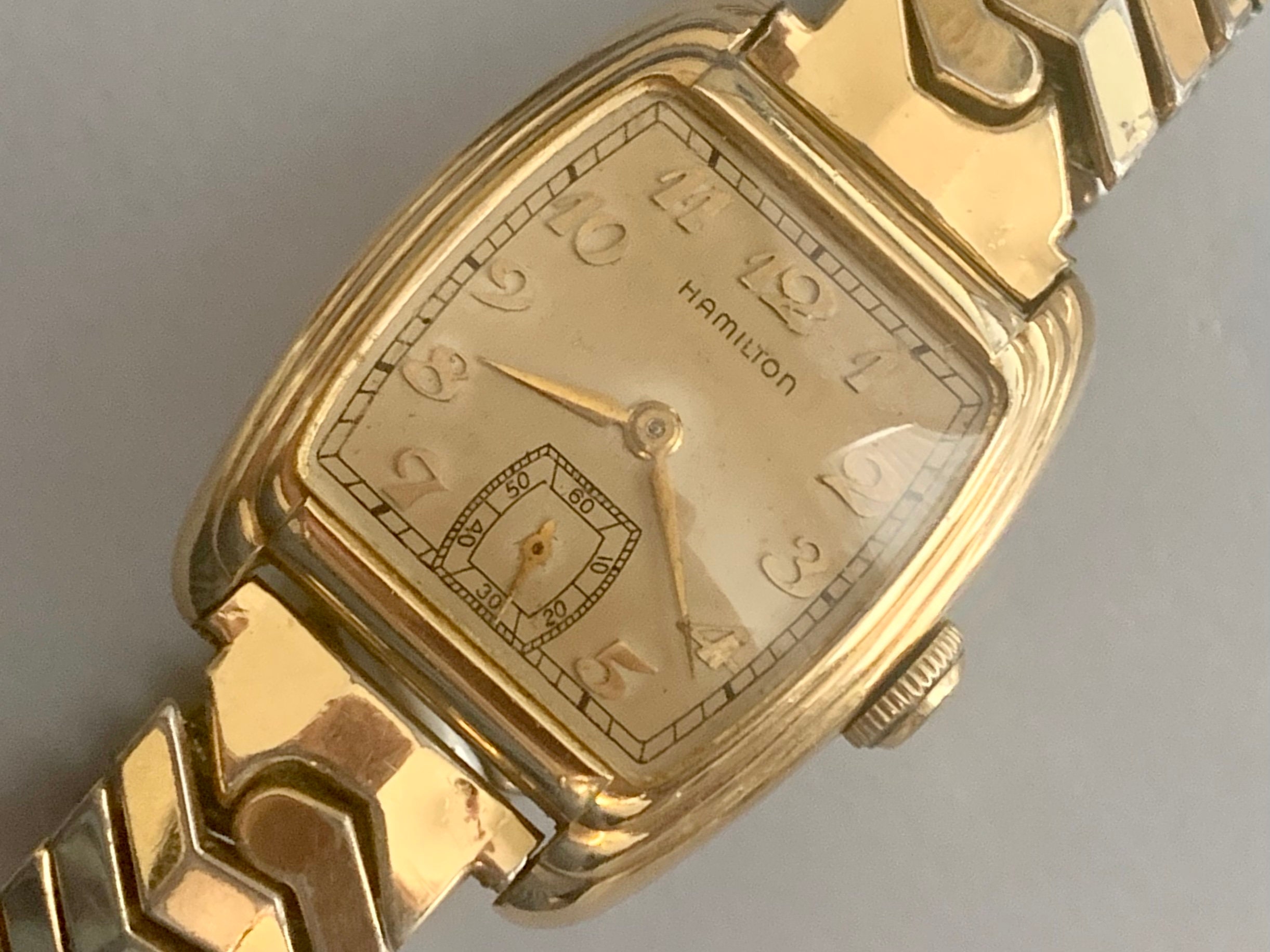 Hamilton Brockton 10K Solid Gold Watch