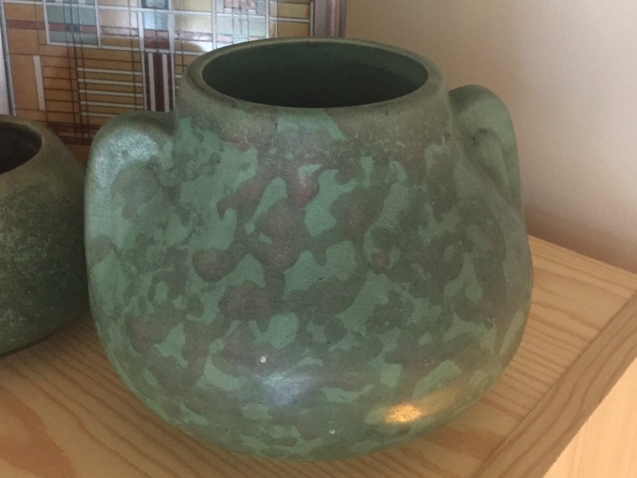 BRUSH McCOY Matte Green Art Pottery Art Vellum Glaze Fawn Etsy