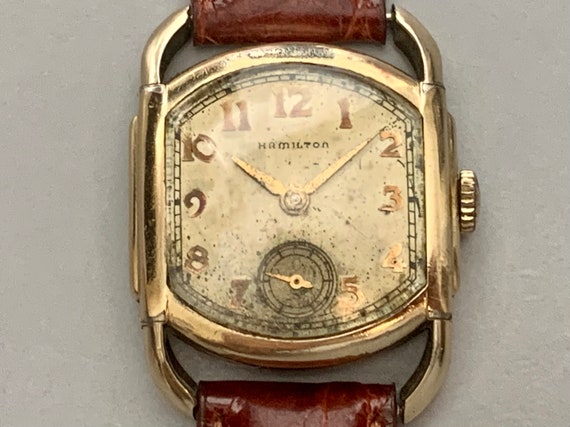 HAMILTON Bagley Vintage Watch 10k Gold Filled 17 Jewels Grade 987