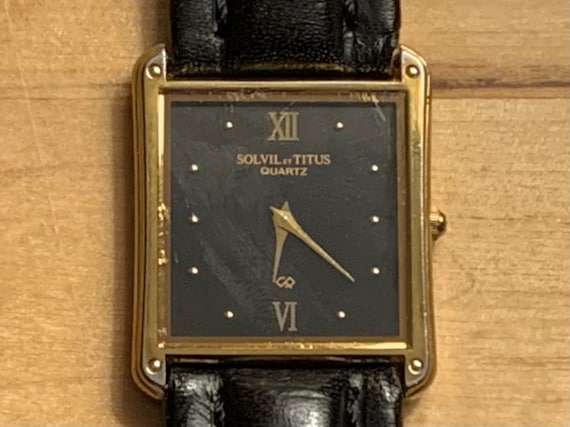 Solvil Et Titus, Vintage Watch, Mens Watch, Recta
