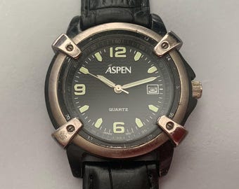 Vintage Brighton Aspen Watch: Etched Silver-plated Finish - Etsy display picture 2