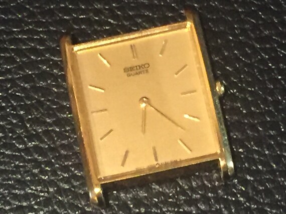 seiko men's rectangular watches