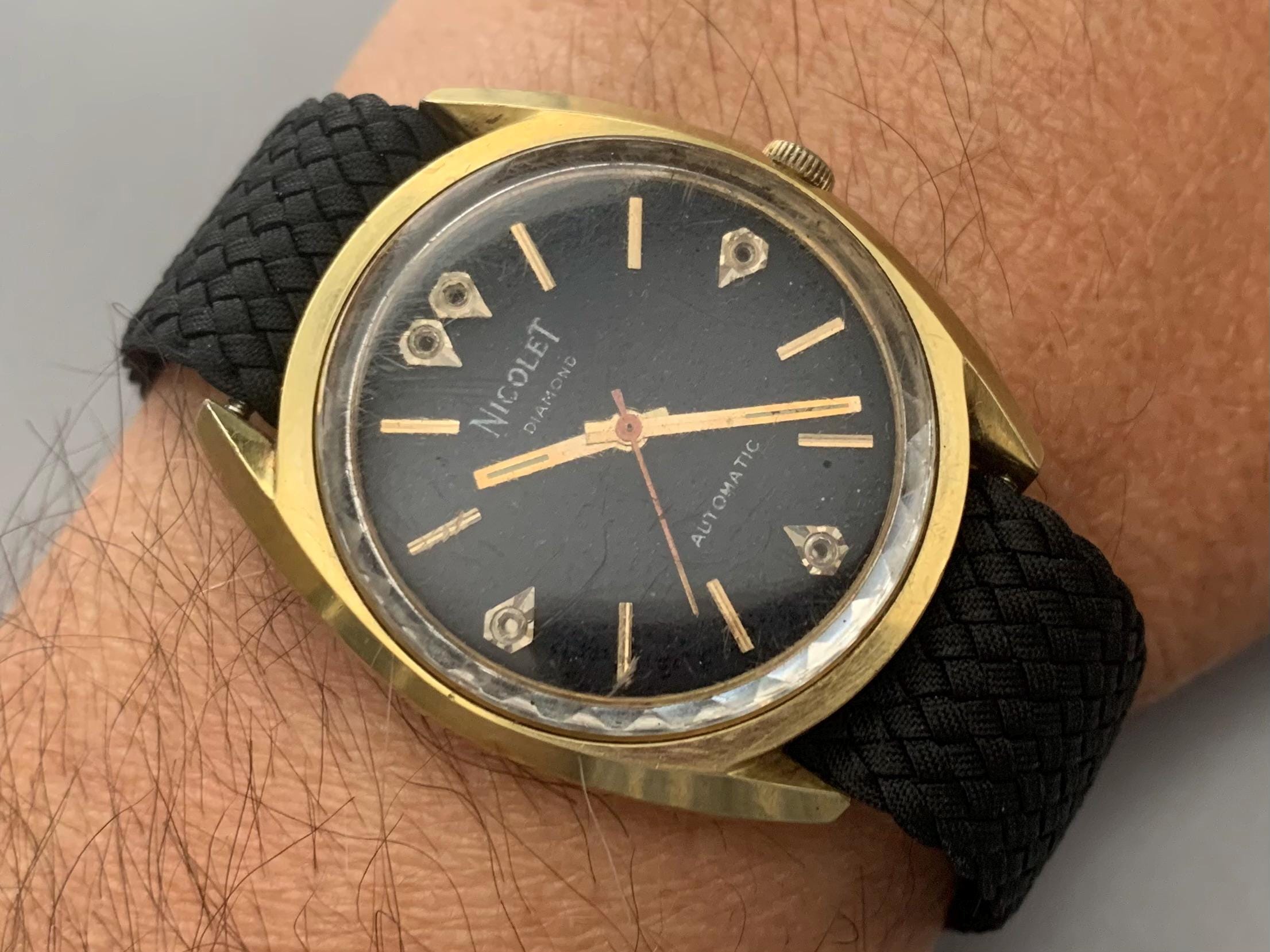 NICOLETニコレ 50'sビンテージ時計 NICOLET Watch Co, Pointer Date | シェルマン公式オンライン