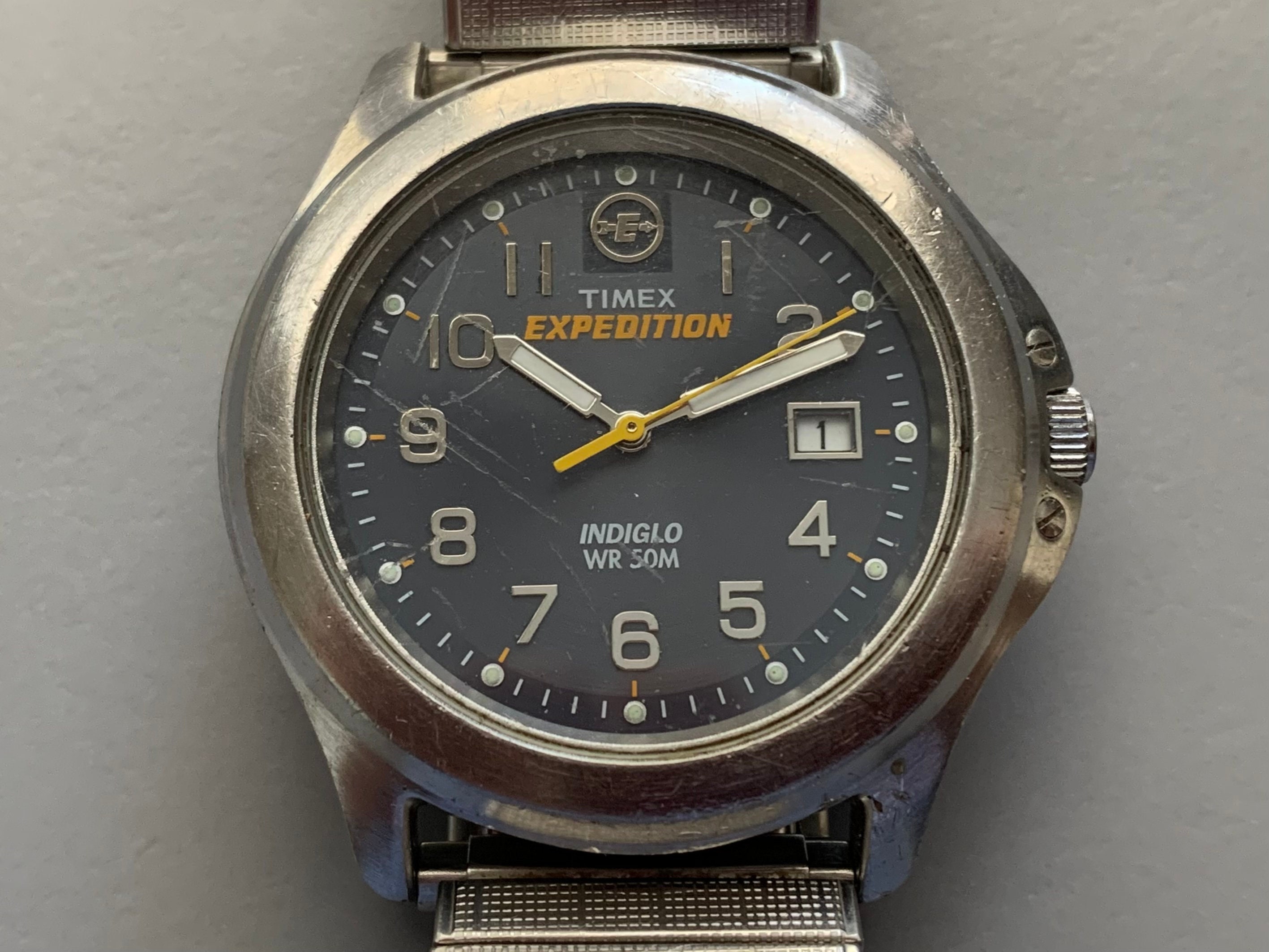 TIMEX MENS WATCH L3 Expedition Indiglo Vintage Watch Date - Etsy