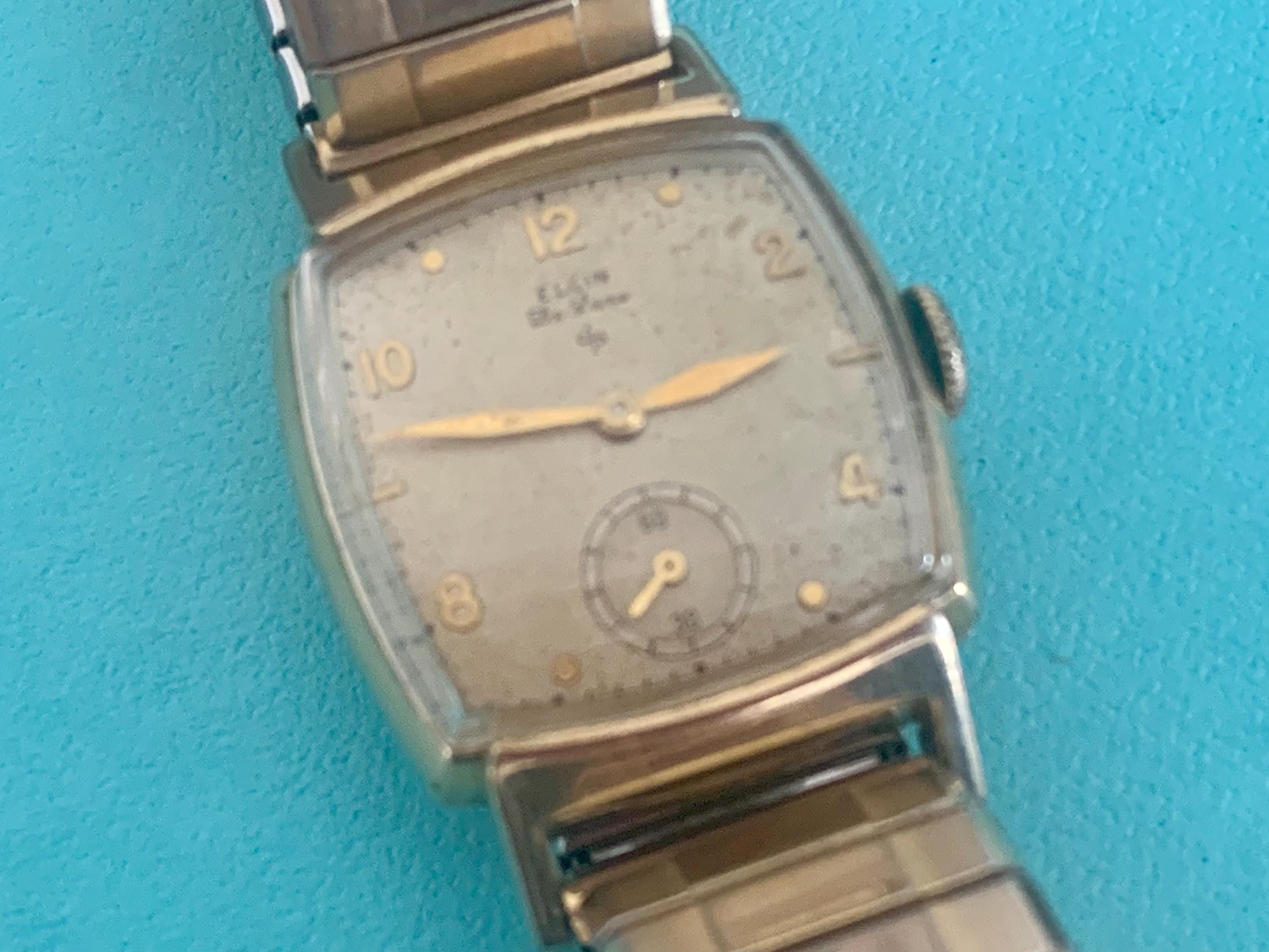 MENS ELGIN DELUXE Vintage Watch: 10k Gold Filled 17 Jewels | Click