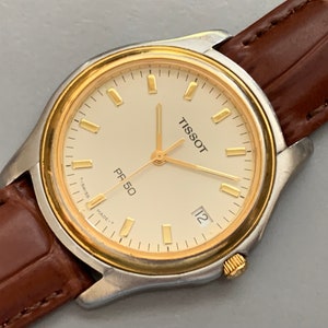 Wow! MENS TISSOT PR50 Swiss Vintage Luxury Watch Gold Plate