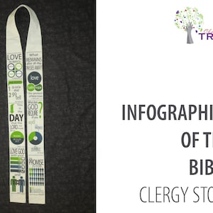 Infographics of the Bible Clergy Stole