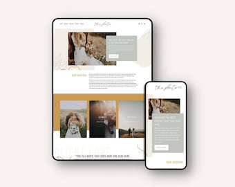 SQUARESPACE 7.1 WEBSITE TEMPLATE Design:  The Boho Queen | Customizable Graphics | Squarespace Training