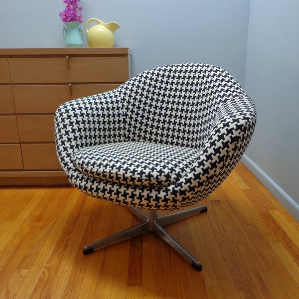 Overman chair, custom order for Nicholas Istas, orange multi fabric # 5