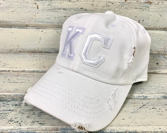 KC Dad Hat White