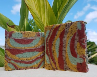 Lumberjack Exfoliating Soap- Handmade Soap - All Natural Soap - Vegan Soap-Men's Soap