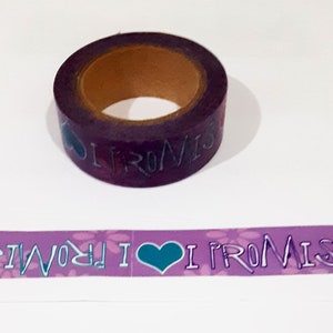 Ich verspreche Lila Washi Tape