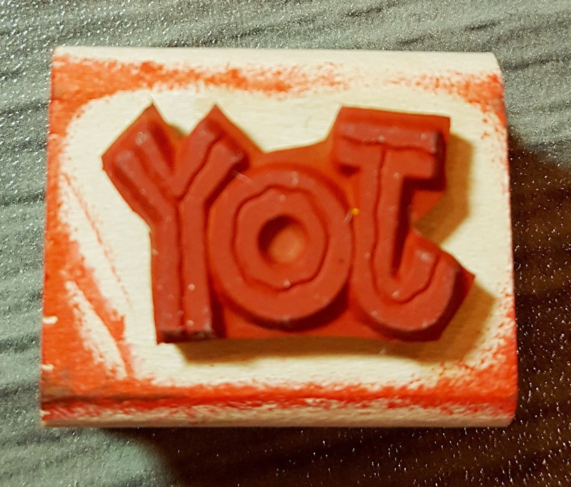 JOY Rubber Stamp Retired From Stampin Up Etsy