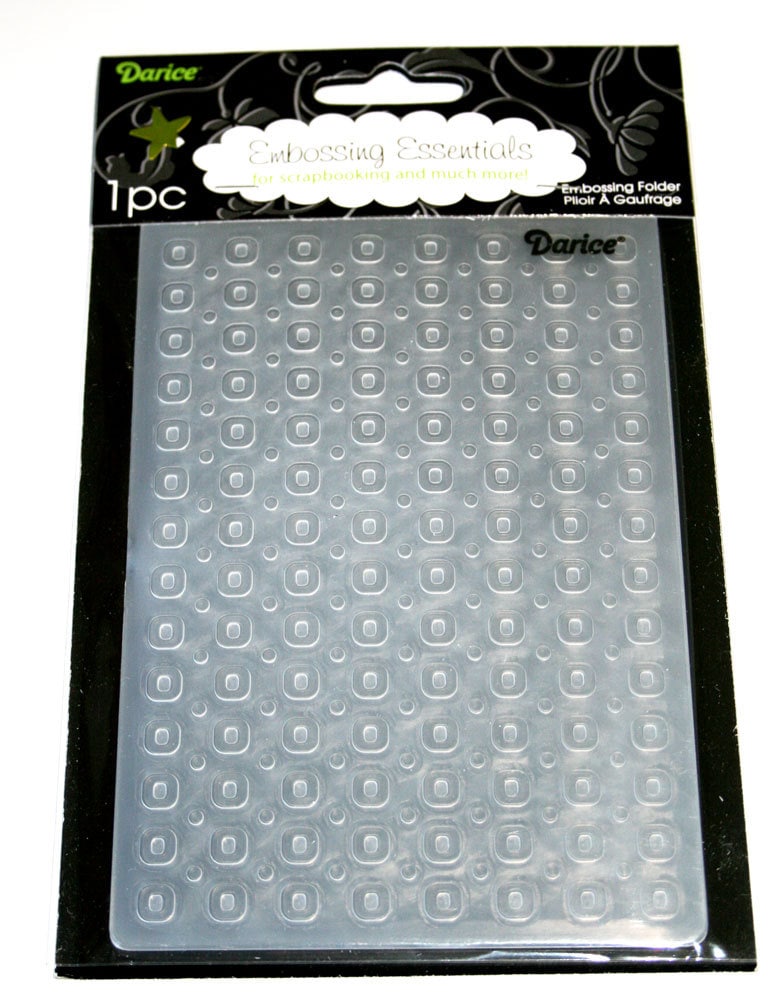 Circles and Dots Embossing Folder From Darcie Inc 