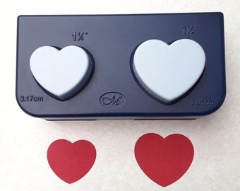 Double Large Hearts Paper Punches from Creative Memories