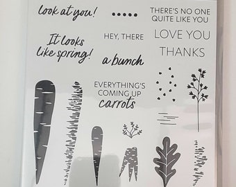Hello Life Photopolymer Rubber Stamp Set Retired From Stampin Up - Etsy