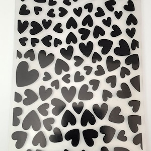 A2 embossingmap Whimsy Hearts